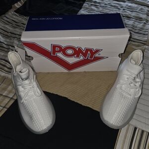 PONY - People of New York Base White Sneaker - Women's Size 8.5